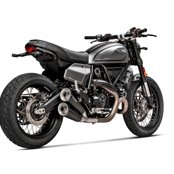 Ducati Scrambler 800 Urban Motard/Nightshift/Icon/Icon Dark/Desert Sled  / AKRAPOVIČ S-D8SO6-ISSSBL