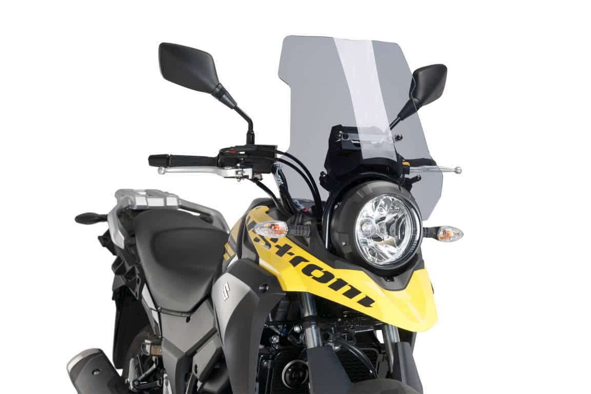 SUZUKI DL 250 V STROM/ PUIG PLEXI ŠTÍT TOURING 440 X 435 MM – Obrázok 2