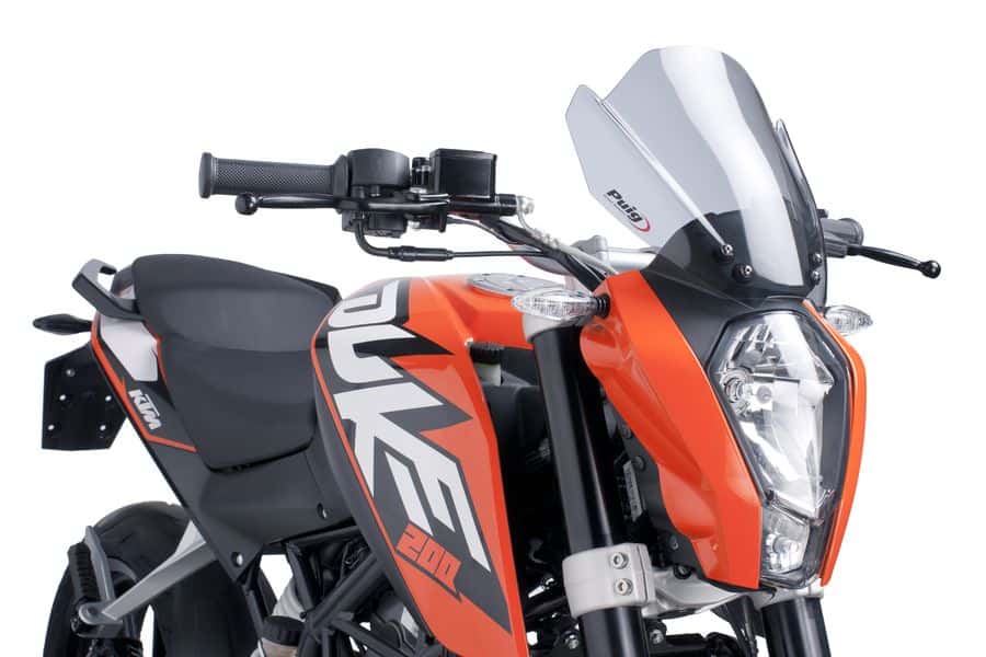 KTM 200 DUKE 2012-15 / PUIG PLEXI ŠTÍT NEW GENERATION SPORT – Obrázok 2
