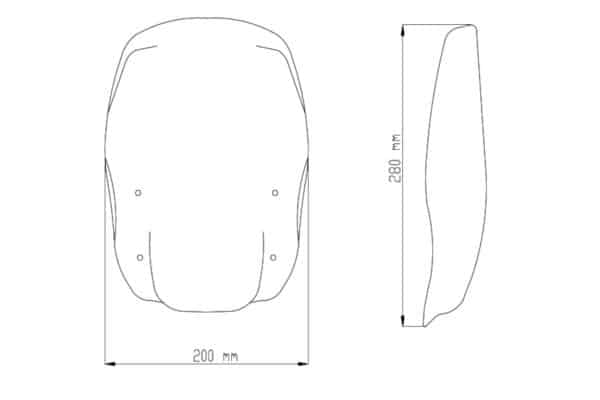 HARLEY DAVIDSON SPORTSTER / PUIG PLEXI ŠTÍT NEW GENERATION TOURING - Image 5