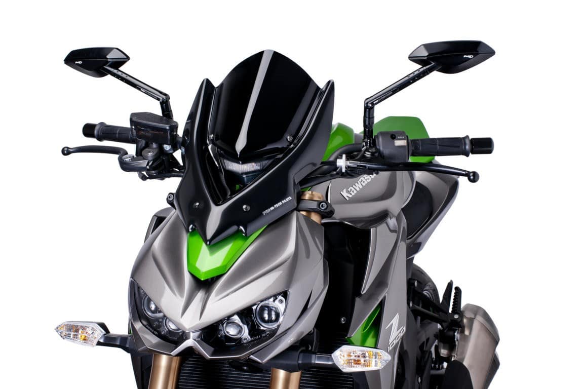 KAWASAKI Z1000 2014- / Z1000R 2017- / PUIG PLEXI ŠTÍT NEW GENERATION 430 X 250 MM – Obrázok 2