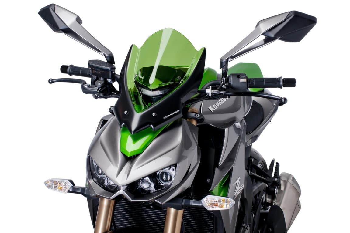 KAWASAKI Z1000 2014- / Z1000R 2017- / PUIG PLEXI ŠTÍT NEW GENERATION 430 X 250 MM – Obrázok 3