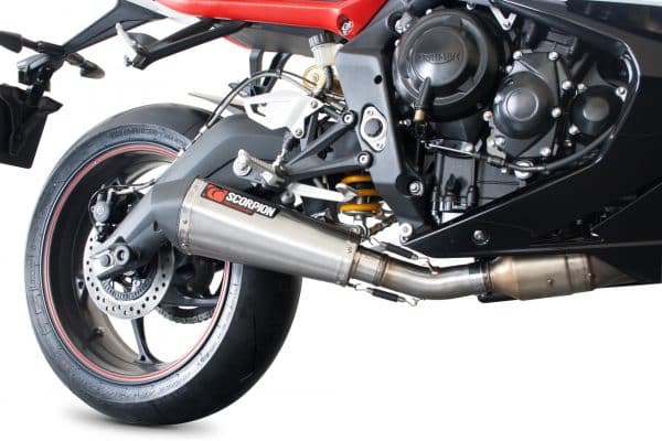 TRIUMPH DAYTONA 675 R 2013 - 2016 - výfuk SCORPION SERKET TAPER - Image 2
