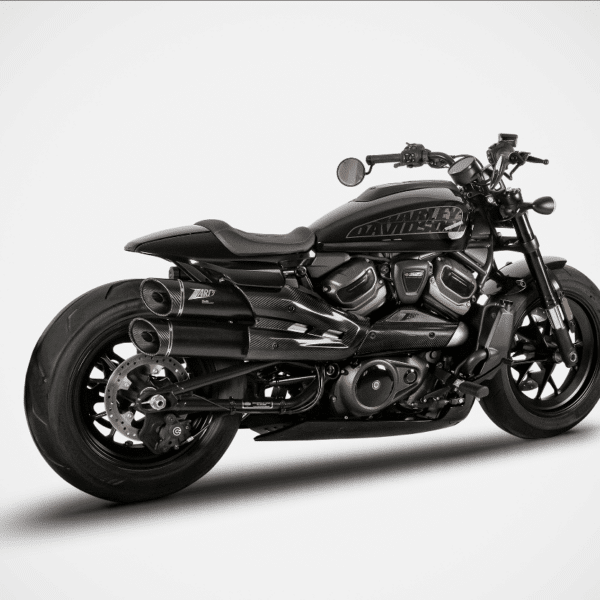 KOMPLETNÝ VÝFUKOVÝ SYSTÉM ZARD HARLEY DAVIDSON SPORTSTER S / KIT 2> 2 GT ZHD007S10SCR