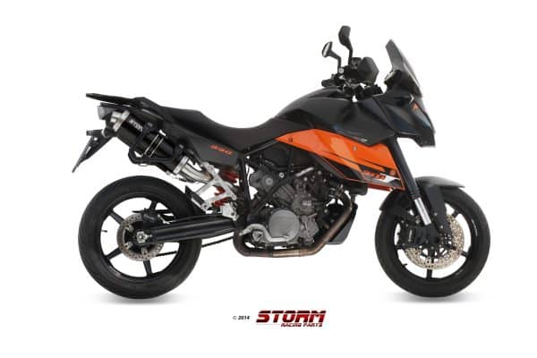 VÝFUKOVÝ TLMIČ /PÁR/ STORM OVAL KTM 990 SUPERMOTO SMT 2009 > 2013 - Image 3