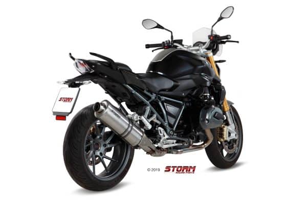 VÝFUKOVÝ TLMIČ STORM OVAL BMW R 1200 R / RS