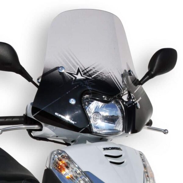 ERMAX plexi štít Mini 40 cm Honda SH I 200/300 2010/2015 cutting m / sh