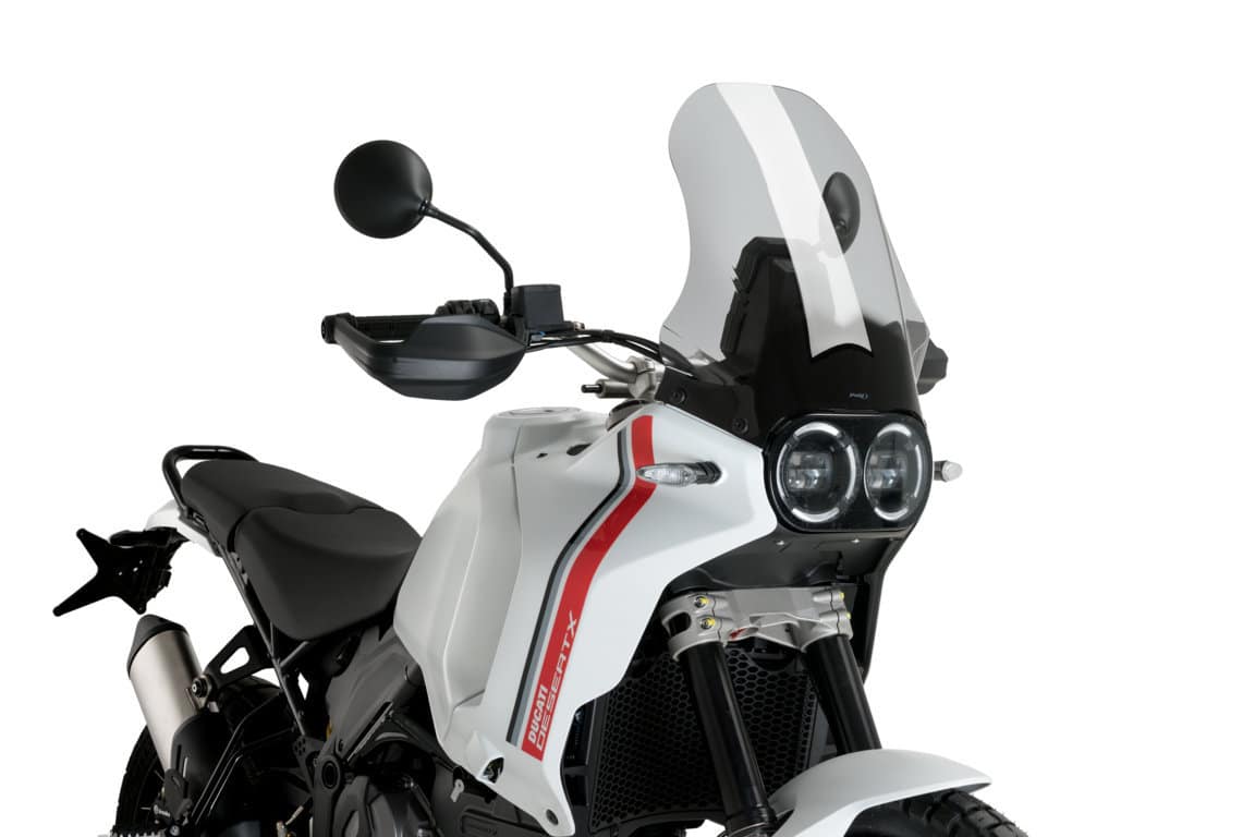DUCATI DESERTX PUIG PLEXI ŠTÍT TOURING 480 X 440 MM – Obrázok 5