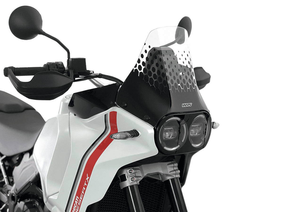 DUCATI DESERTX WRS PLEXI ŠTÍT ENDURO – Obrázok 3