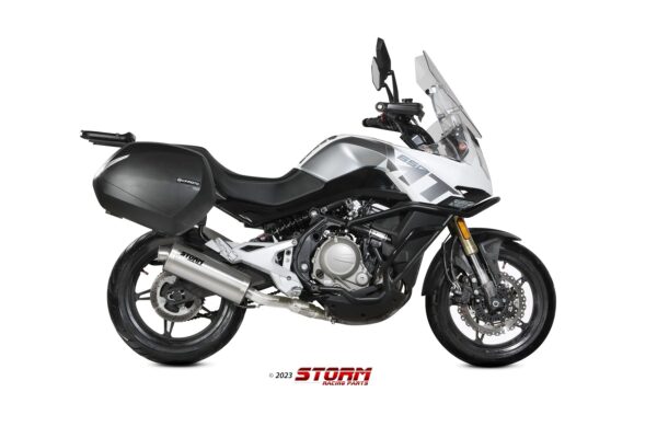 CF MOTO 650MT  VÝFUKOVÝ TLMIČ STORM OVAL - Image 2
