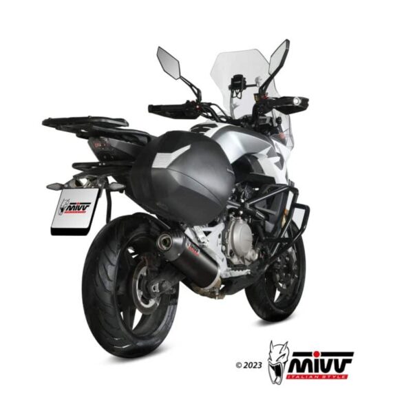 CF MOTO 650MT VÝFUK MIVV OVAL S KARBÓNOVOU KONCOVKOU