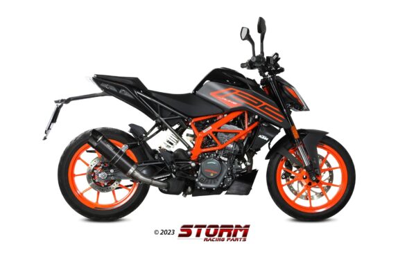 VÝFUKOVÝ TLMIČ STORM GP CARBON END KTM RC 125 - Image 2
