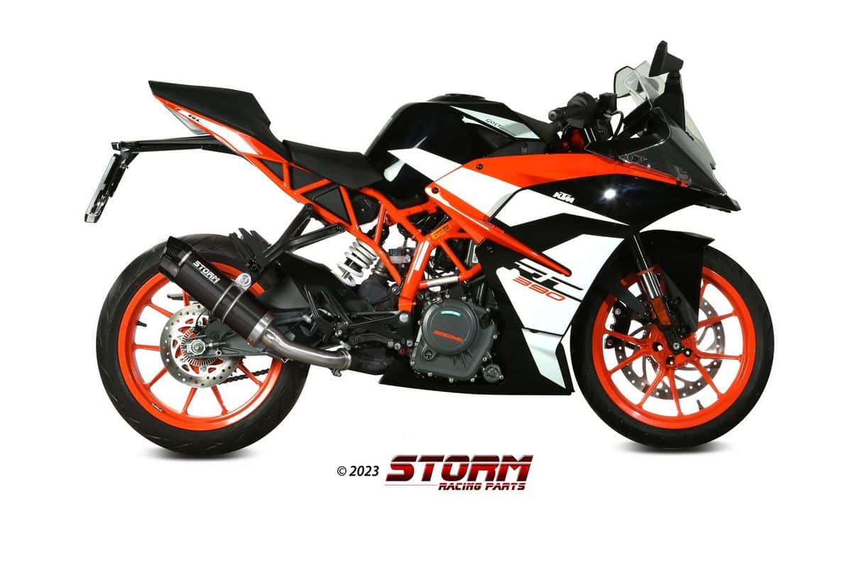 VÝFUK STORM GP CARBON END KTM RC 390 – Obrázok 4