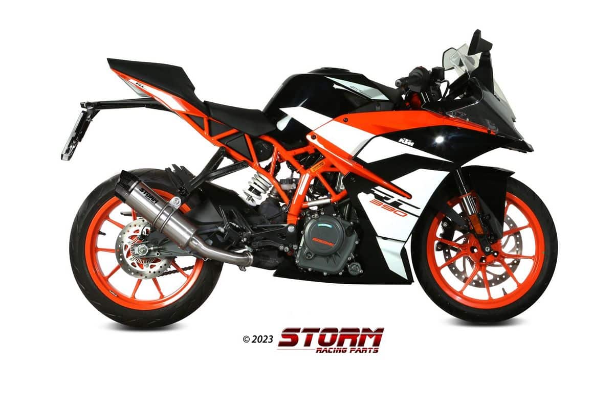 VÝFUK STORM GP CARBON END KTM RC 390 – Obrázok 3