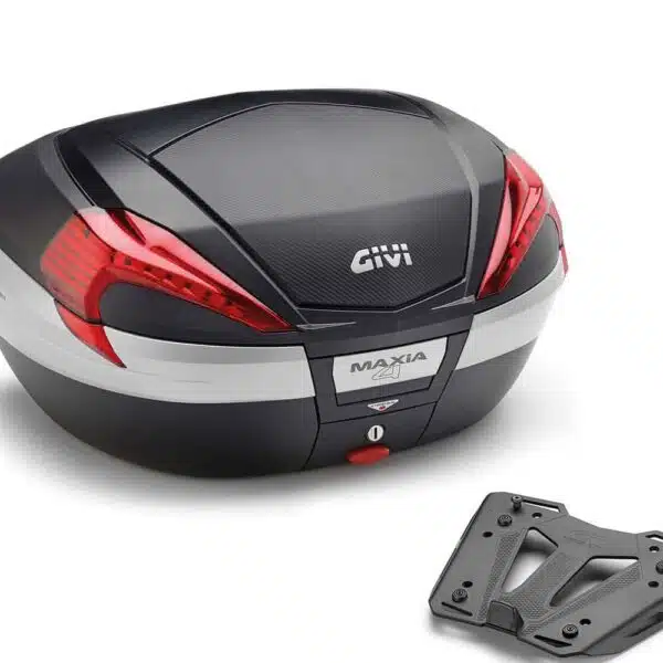 KYMCO CV3 550 zadný kufor GIVI V56NN MAXIA 4 Red 56L + nosič