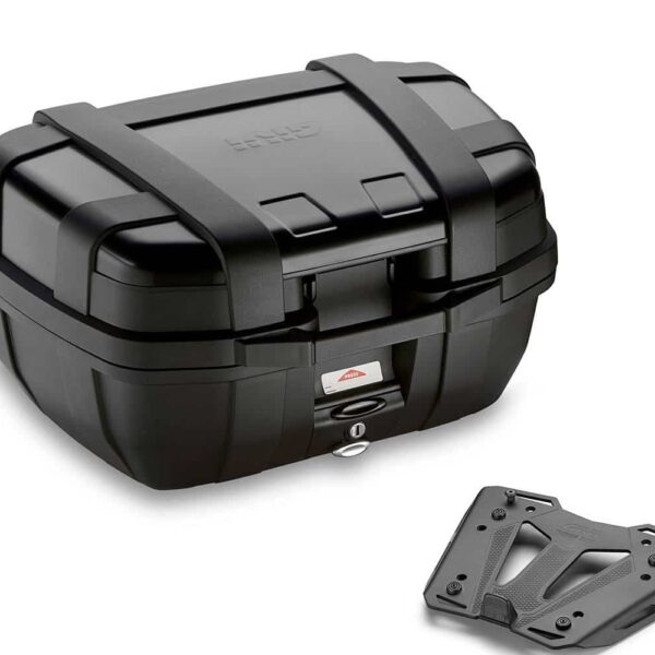MOTO MORINI X-CAPE 649 zadný kufor GIVI Trekker TRK 52L + nosič