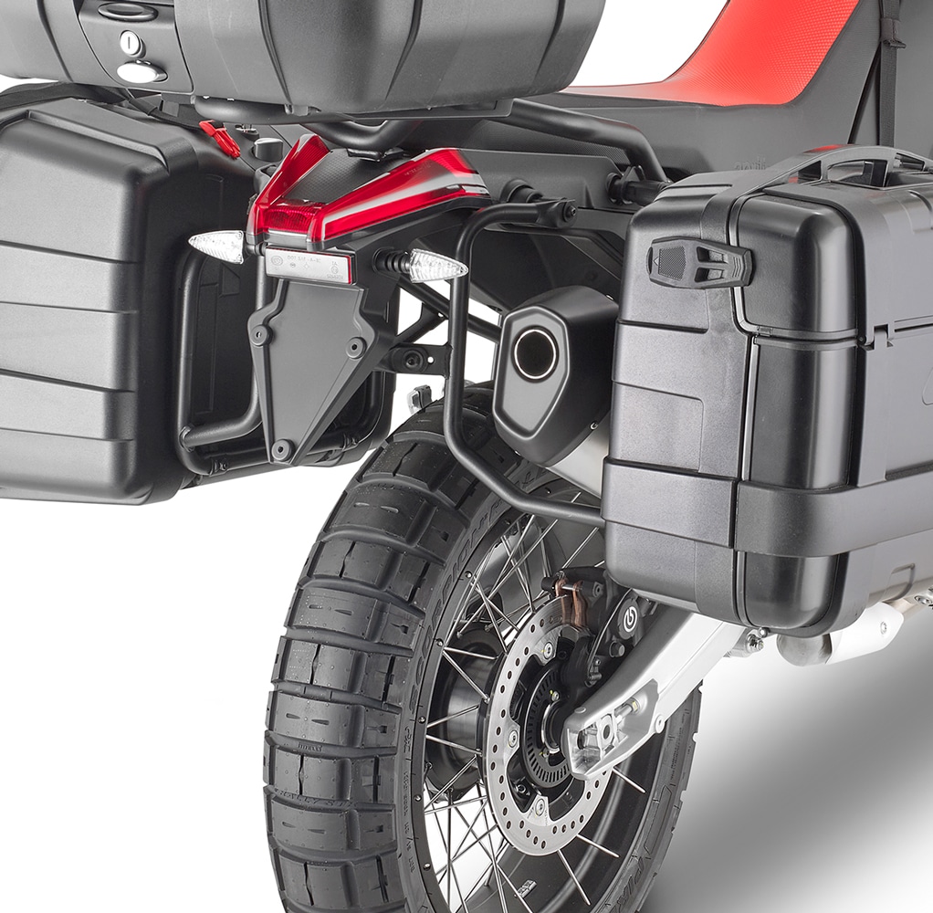 Aprilia Tuareg 660 zadný kufor GIVI Trekker TRK 52L + nosič