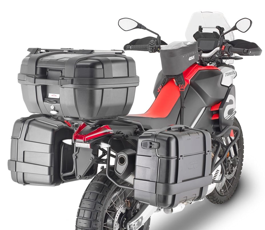 Aprilia Tuareg 660 bočné kufre GIVI Trekker TRK 46L/33L + nosiče