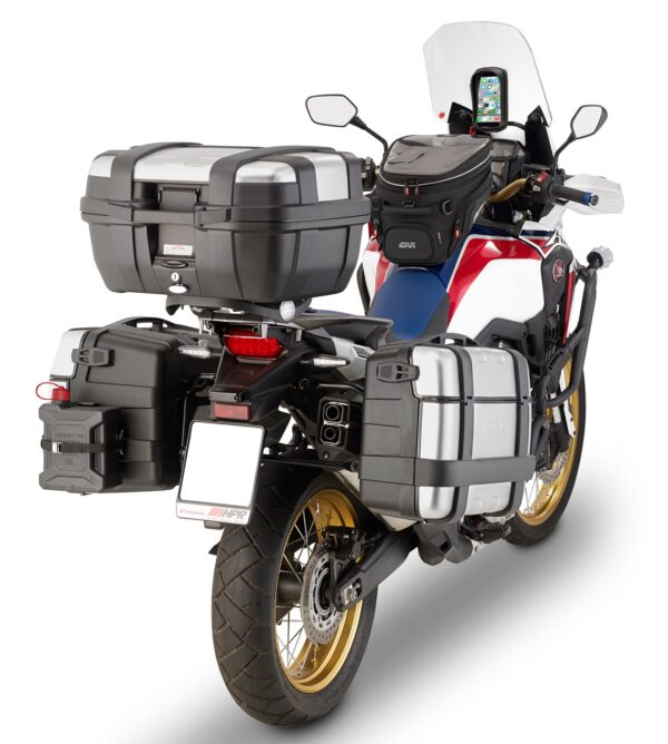 SUZUKI DL 650 V-STROM bočné kufre GIVI Trekker TRK 46L/33L + nosiče - Image 2