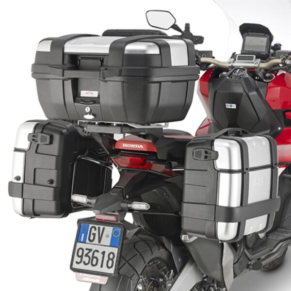 SUZUKI DL 650 V-STROM bočné kufre GIVI Trekker TRK 46L/33L + nosiče - Image 4