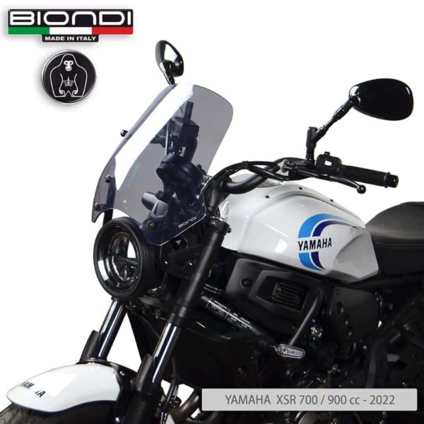 YAMAHA XSR 700/ XSR 900 BIONDI plexi štít Touring 360 x 370 mm