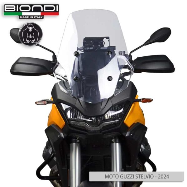 MOTO GUZZI V100 STELVIO BIONDI plexi štít Touring 53 x 38 cm - Image 8
