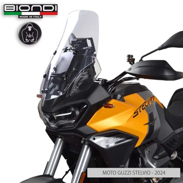 MOTO GUZZI V100 STELVIO BIONDI plexi štít Touring 53 x 38 cm - Image 7