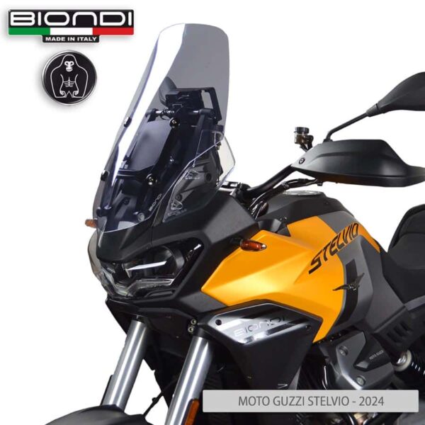 MOTO GUZZI V100 STELVIO BIONDI plexi štít Touring 53 x 38 cm