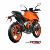KTM 390 DUKE VÝFUK STORM GP CARBON END