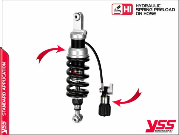 SUZUKI GSR 750 /2011-17 zadný tlmič YSS - MG456-325TRW-31I - Image 3