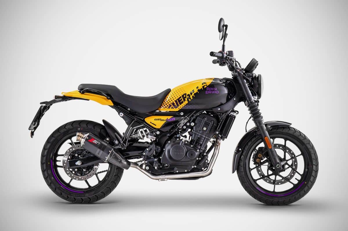 Royal Enfield Guerrilla 450 | výfuk ZARD ZRE012S10ASR - Racing – Obrázok 3