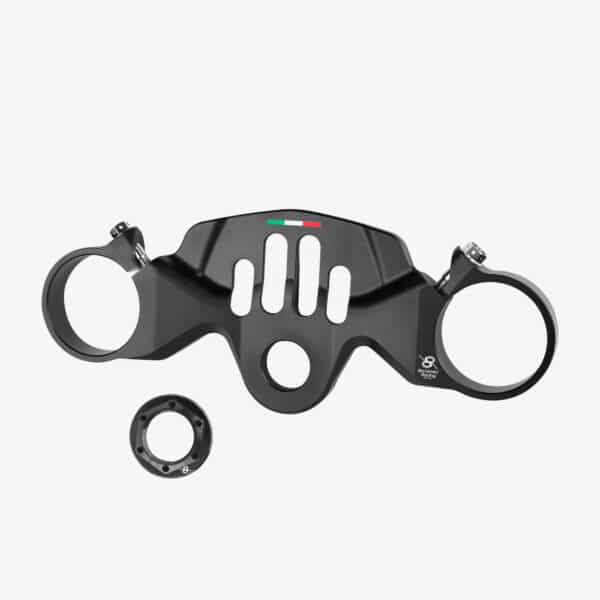 Triumph Speed Triple 1200 RR 22> - BLACK Bonamici Racing horné okuliare riadenia /triple clamp/ PST1