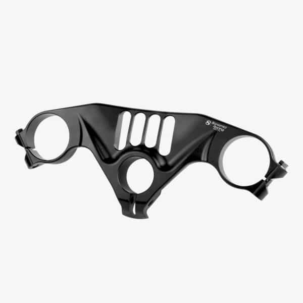 Ducati Panigale V4/V4S 18> - V4R 19-22 - BLACK Bonamici Racing horné okuliare riadenia /triple clamp/ PSV4