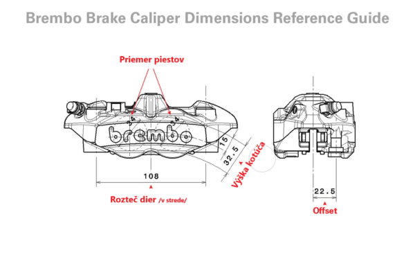 DUCATI Streetfighter 848 Radiálne brzdové strmene Brembo Racing 100 MM M4 RADIAL CALIPER KIT/ 220988530 - Image 2