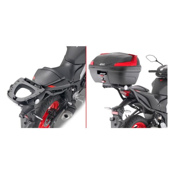 GILERA Runner 50-125-200 (2006 > 15)  zadný kufor GIVI B37 BLADE + nosič - Image 5