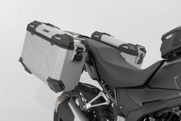 VOGE 650 DS/DSX SW MOTECH - bočné kufre TRAX ADV Silver+nosiče 45L