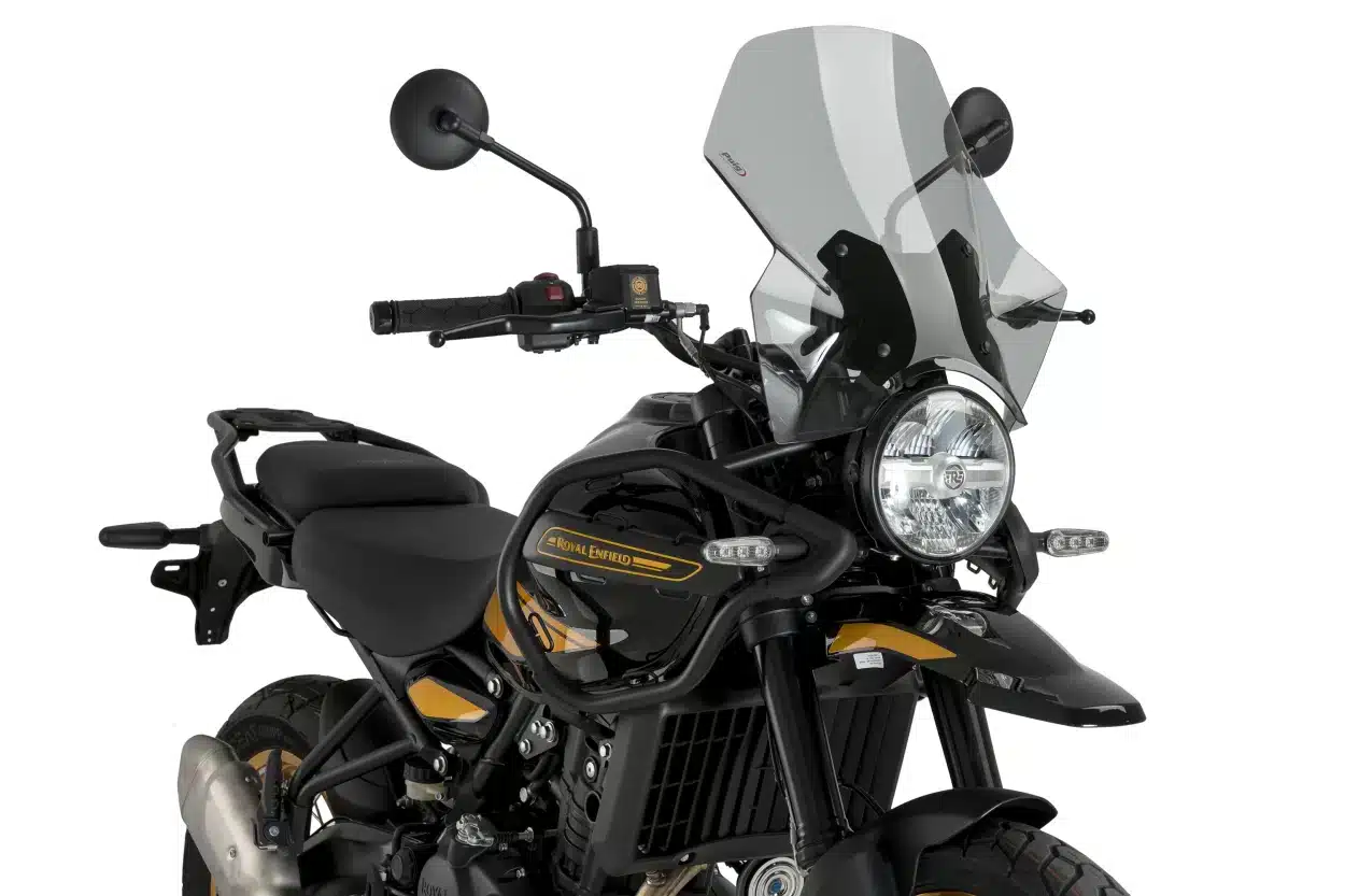ROYAL ENFIELD HIMALAYAN 450 / PUIG PLEXI ŠTÍT TOURING 445 x 380 MM ADJ – Obrázok 2