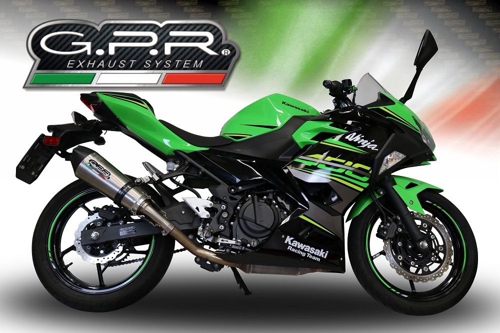 KAWASAKI Ninja 500 / Z500 výfuk GPR GP EVO4 – Obrázok 4