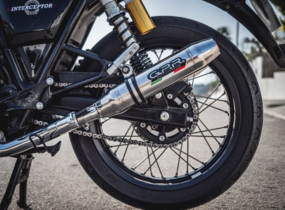 ROYAL ENFIELD Continental 650 / Interceptor 650 - výfuky GPR DEEPTONE INOX – Obrázok 4
