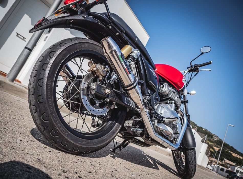 ROYAL ENFIELD Continental 650 / Interceptor 650 - výfuky GPR DEEPTONE INOX – Obrázok 6