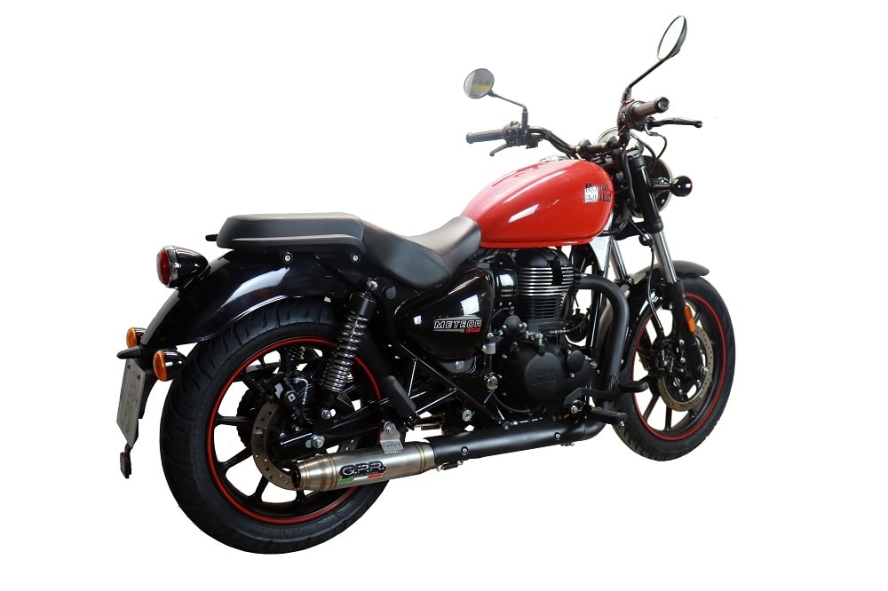 ROYAL ENFIELD METEOR  350 - výfuk GPR DEEPTONE INOX – Obrázok 3