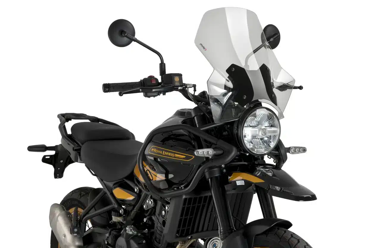 ROYAL ENFIELD HIMALAYAN 450 / PUIG PLEXI ŠTÍT TOURING 445 x 380 MM ADJ – Obrázok 6