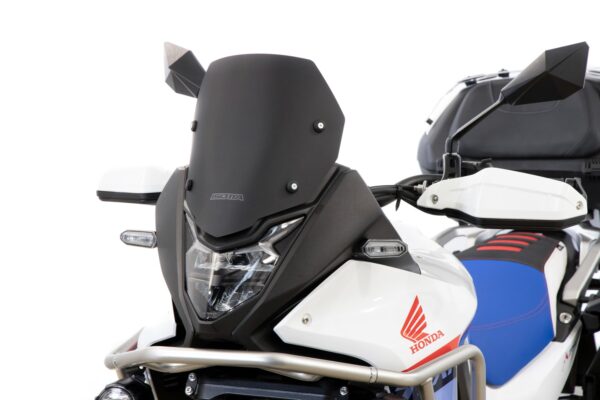 HONDA TRANSALP XL  Isotta plexi štít 3 MM /320 mm x 350 mm/ Farba - čierna matná - Image 2