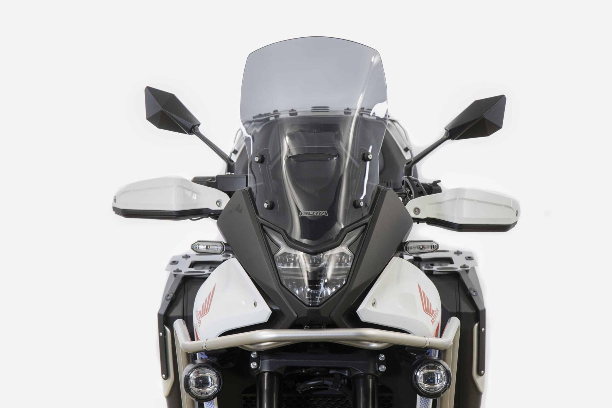 HONDA TRANSALP XL 750 Isotta plexi štít 3 MM /480mm x 415mm/ Farba - dymová