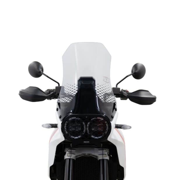 DUCATI DESERT X Isotta plexi štít 4 MM /480mm x 515mm/ Farba - dymová