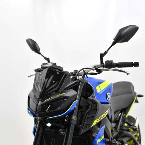 YAMAHA MT-09 900 Isotta plexi štít 4 MM /185MM x 260MM/ Farba - tmavá dymová – Obrázok 4
