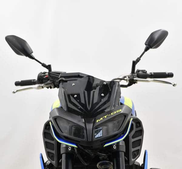 YAMAHA MT-09 900 Isotta plexi štít 4 MM /185MM x 260MM/ Farba - tmavá dymová – Obrázok 2