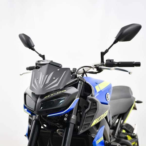 YAMAHA MT-09 900 Isotta plexi štít 4 MM /185MM x 260MM/ Farba - čierna matná – Obrázok 3
