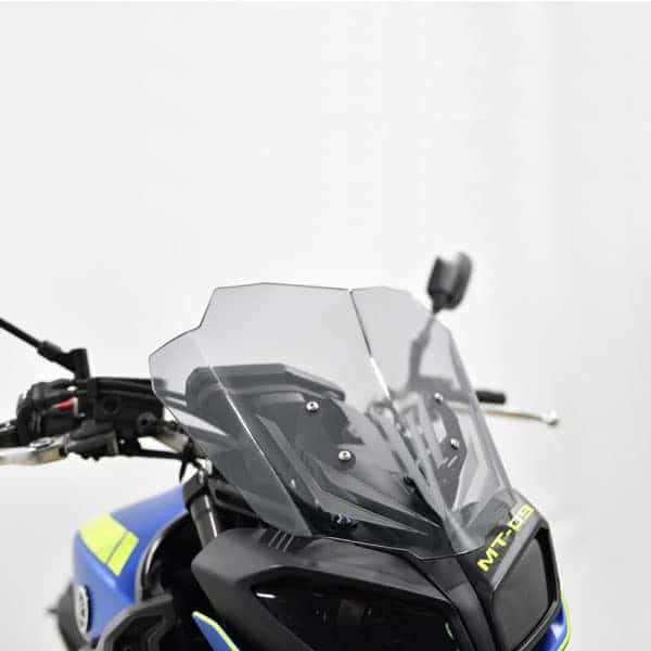 YAMAHA MT-09 900 Isotta plexi štít 4 MM /320MM x 335MM/ Farba - dymová – Obrázok 4