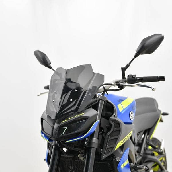 YAMAHA MT-09 900 Isotta plexi štít 4 MM /320MM x 335MM/ Farba - tmavá dymová – Obrázok 2